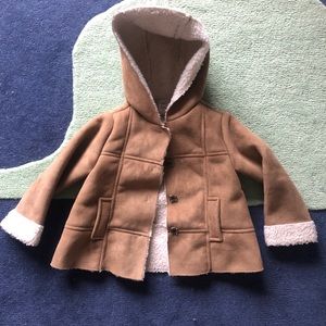 Zara faux lamb skin warm jacket